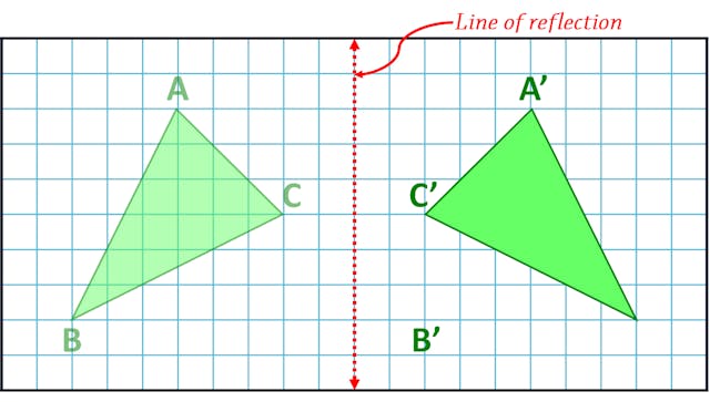 reflection of a triangle