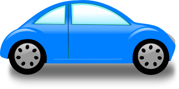 Blue car