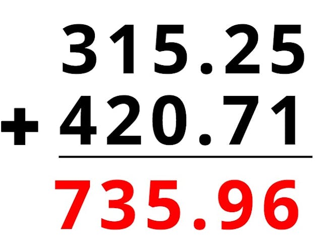 addition problem