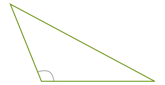 obtuse triangle