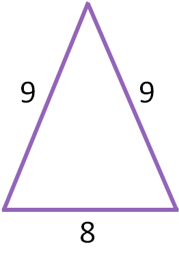 isosceles triangle