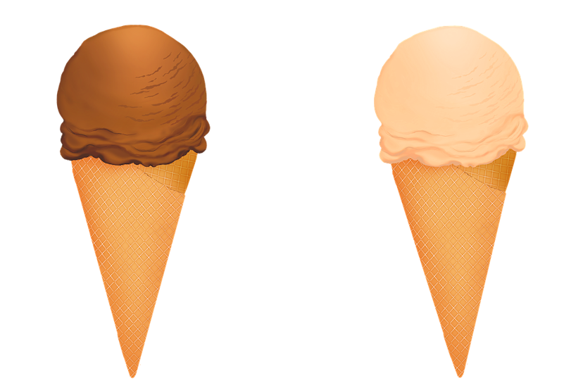 ice cream cones