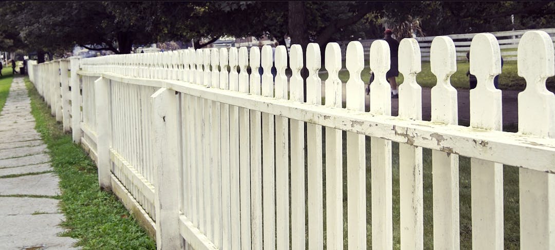 wooden fence