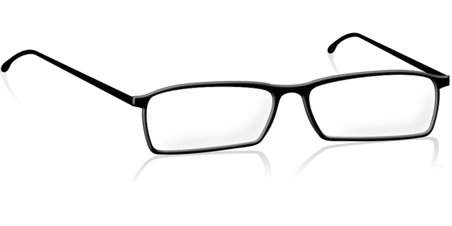 A pair of eyeglasses