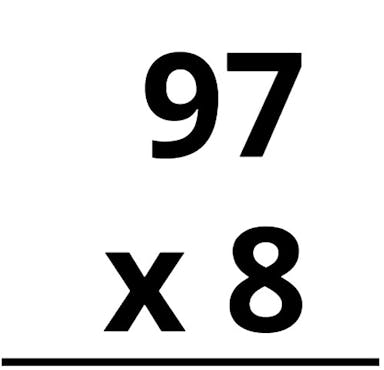 97 x 8